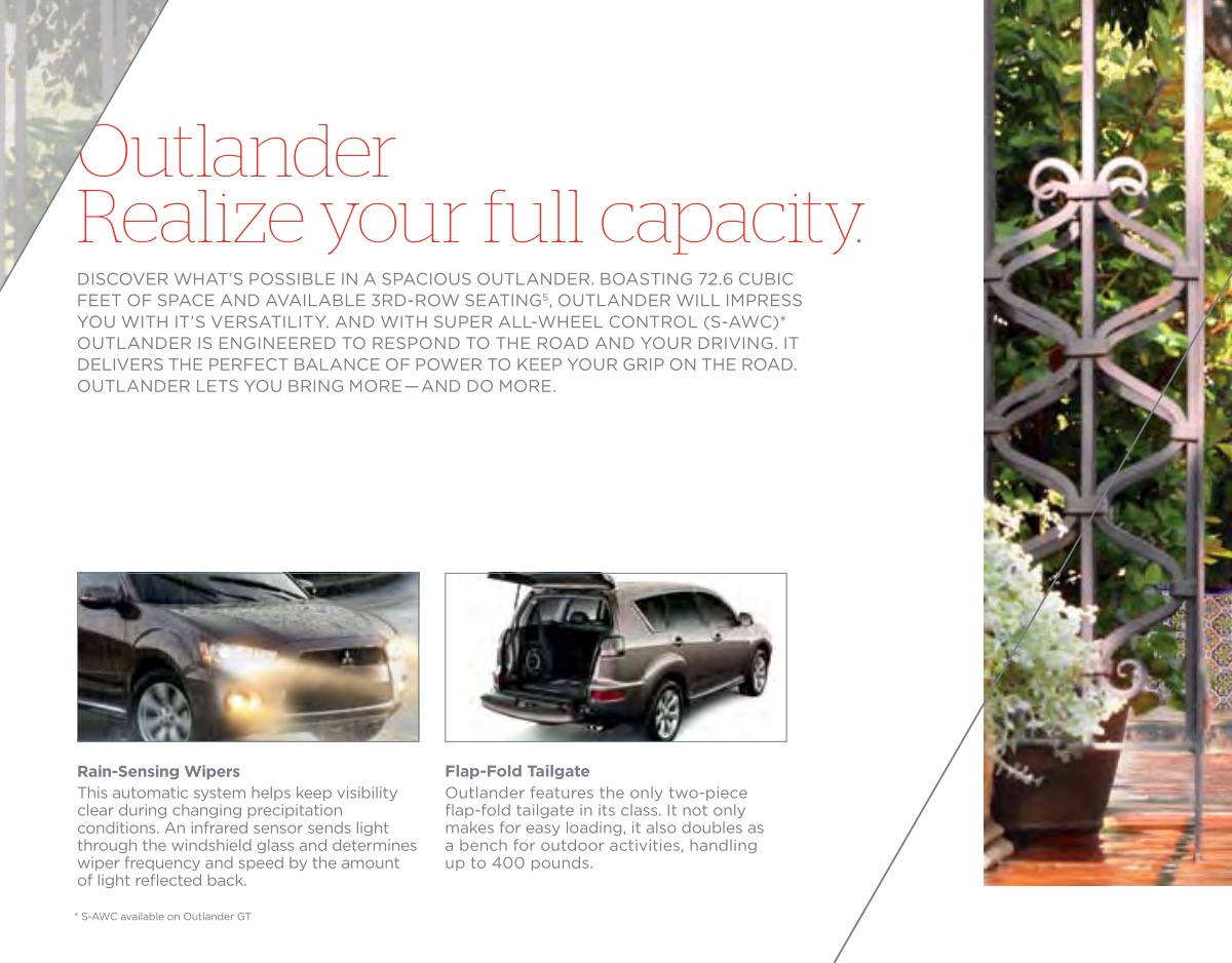 2012 Mitsubishi Full Line Brochure Page 1